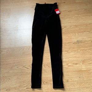 Spanx velvet leggings NWT